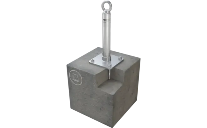 Hovedbilde ABS post betong 42 mm 70 cm